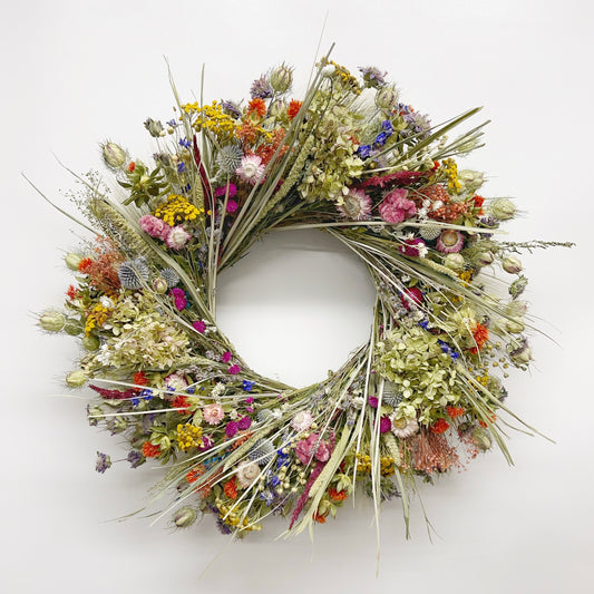 Dried Field to Forever Wreath