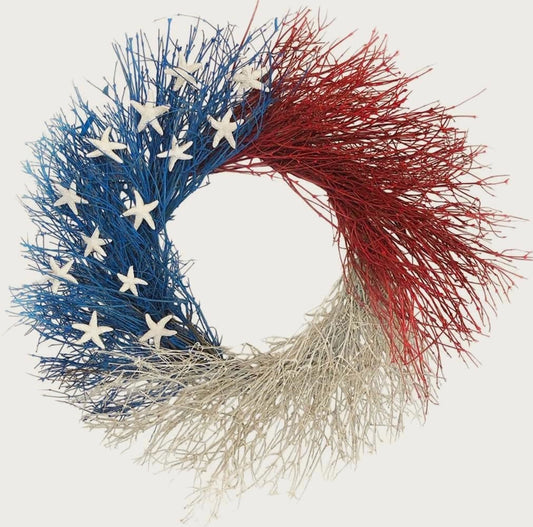 Dried 13 Colonies Wreath