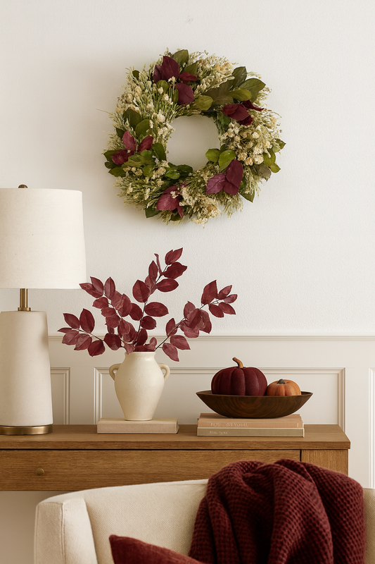 Dried and Preserved Ciderberry Lane Wreath