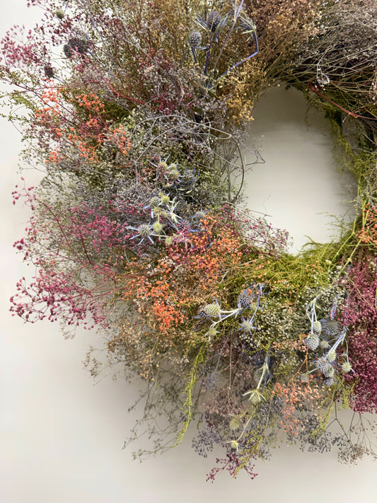 Dried Painter’s Gypsophila Wreath