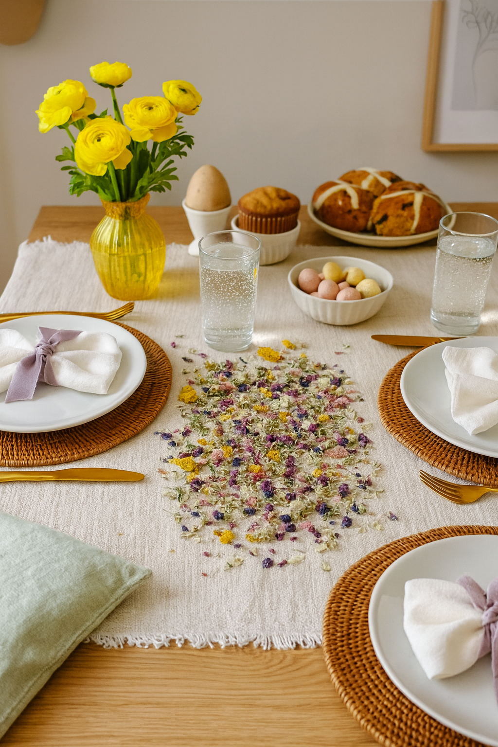 Everlasting Dried Flower Confetti with Yellow