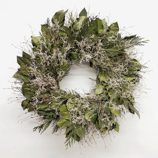 Dried and Preserved Verdant Grove Wreath