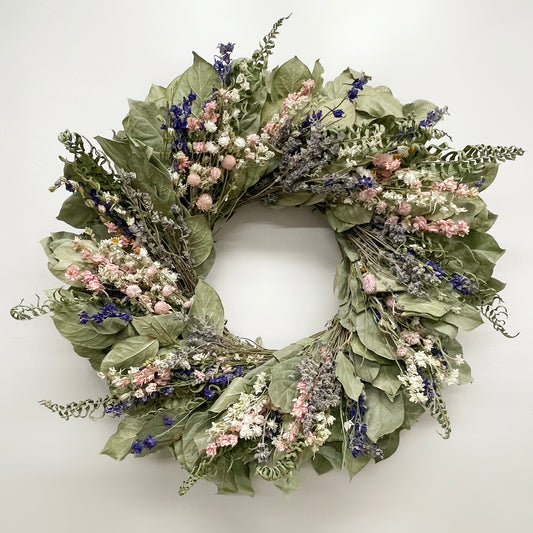 Dried Garden Notes Wreath