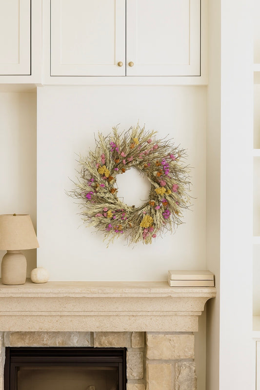 Dried Spring Nectar Wreath