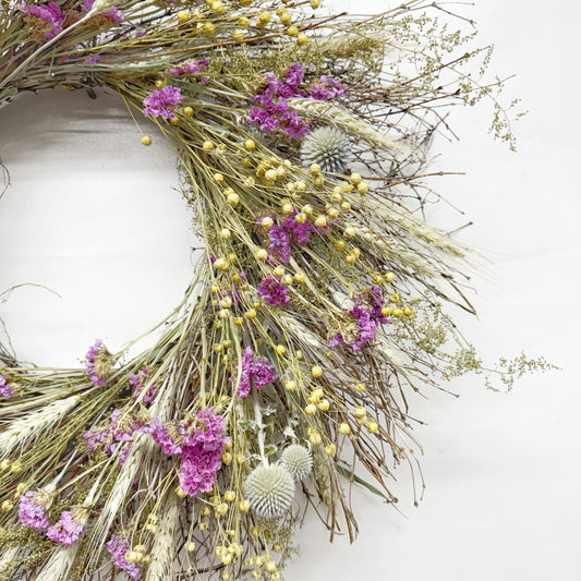 Dried Parkland Wreath