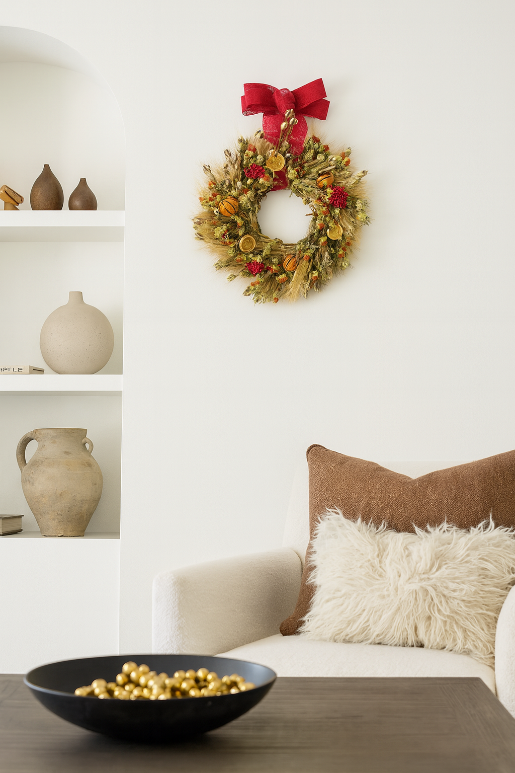 Dried Abundant Citrus Wreath
