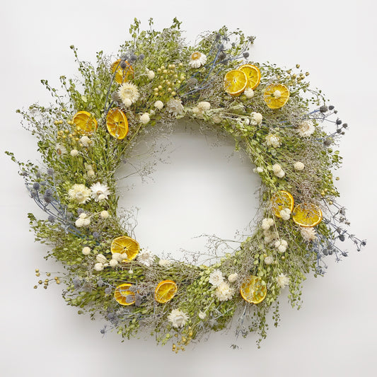 Dried Lemora Citrus Wreath