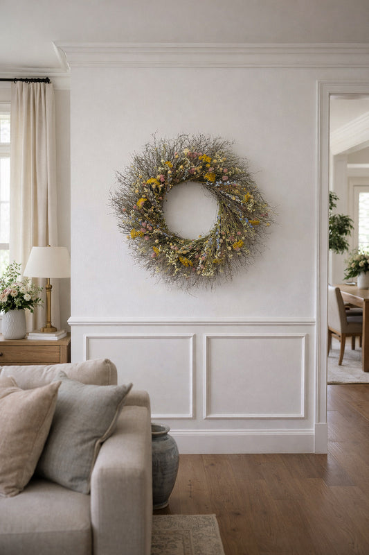 Dried Sunkissed Wreath