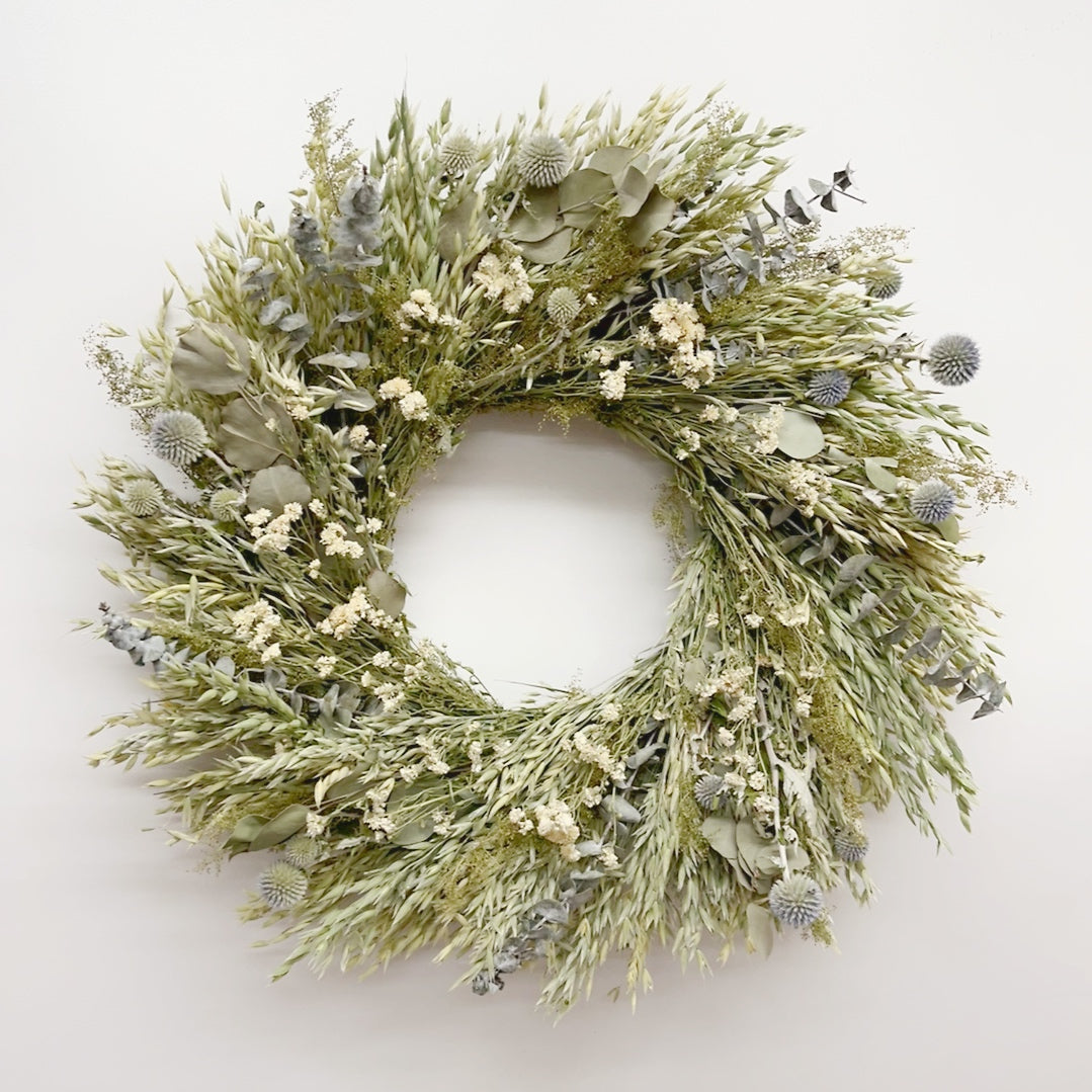 Dried Oats Evermore Wreath