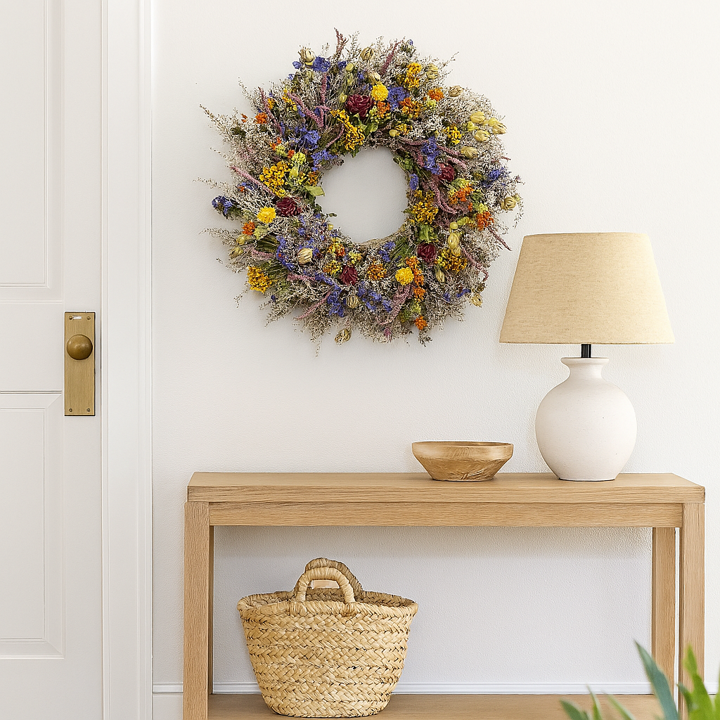 Dried Meadow Parade Wreath