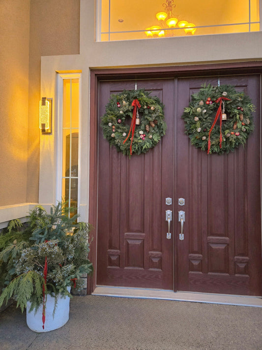 Fresh Evergreens Boughs of the Season Decorating Greenery Box DIY Kit