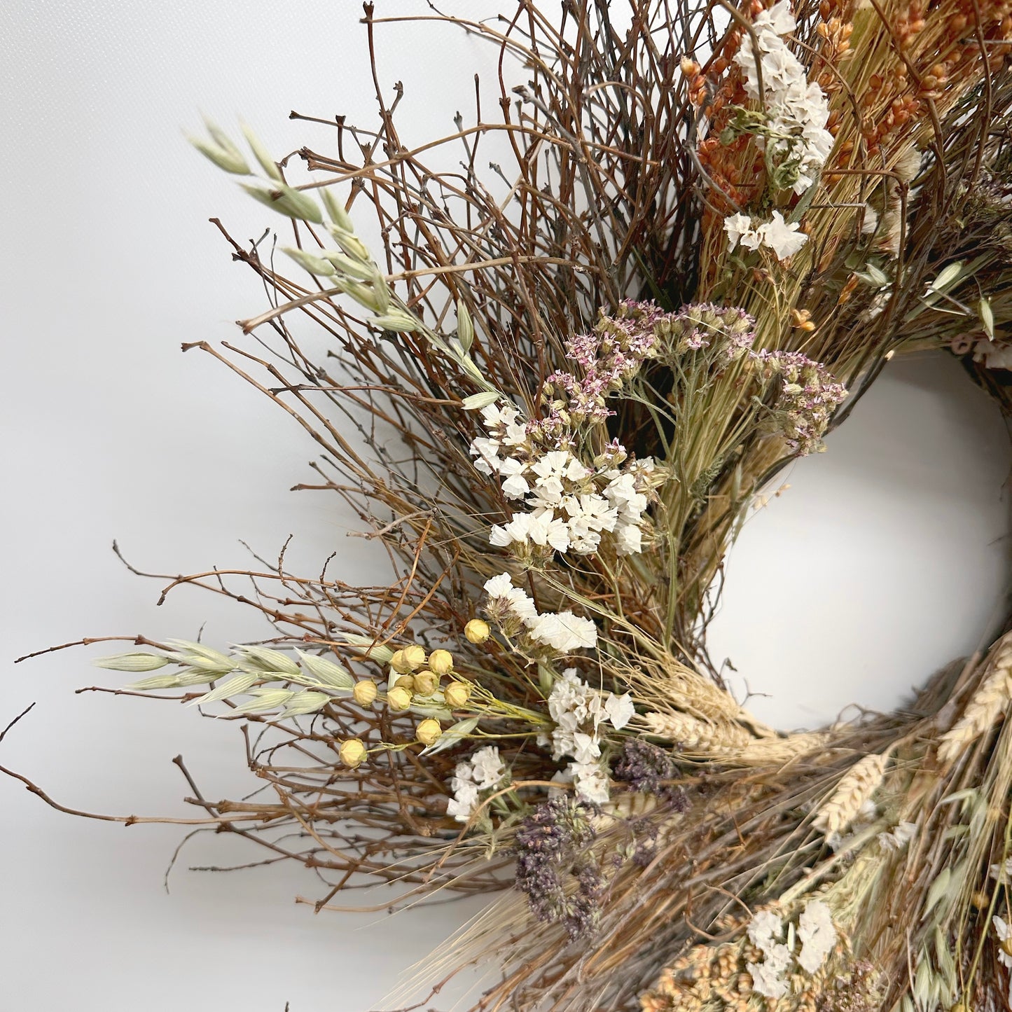 Dried Nature Grains Wreath