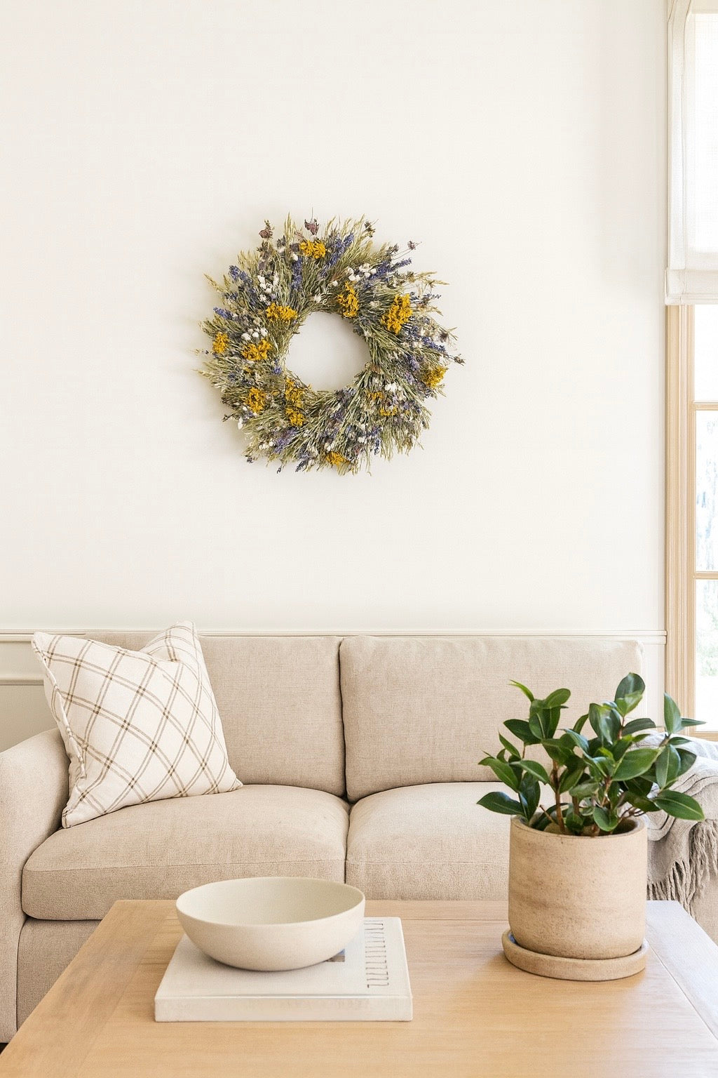Dried Solenne Wreath
