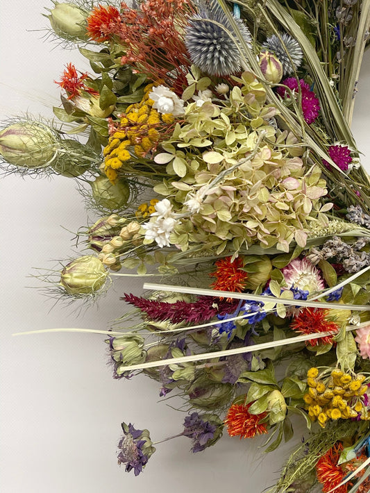 Dried Field to Forever Wreath