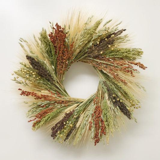 Dried Feathered Friends Wreath