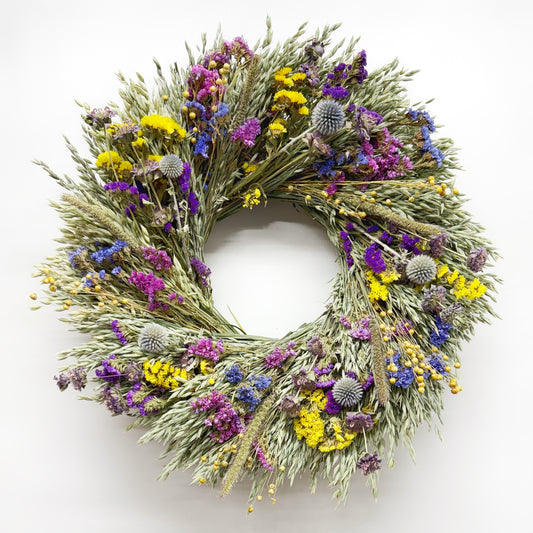 Dried Wildflower Reverie Wreath