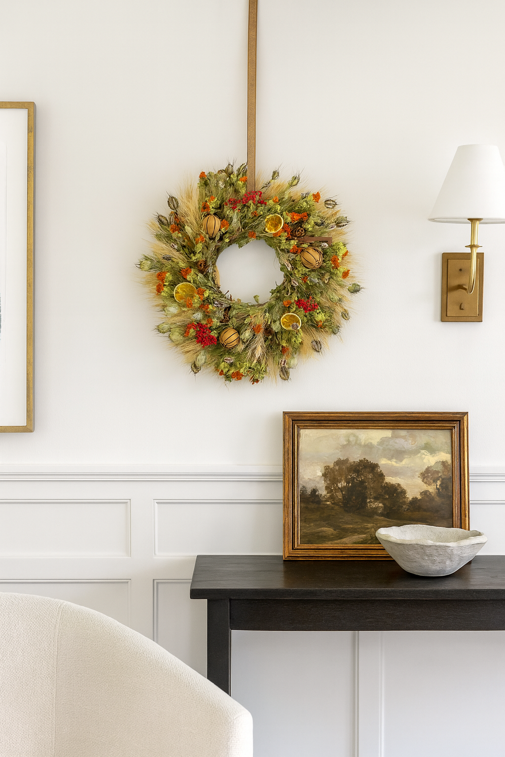 Dried Harvest Spice Wreath