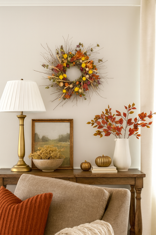 Dried Crisp Breeze Wreath