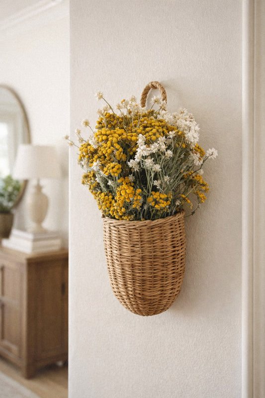 Dried Daisies and Tansy Bouquet