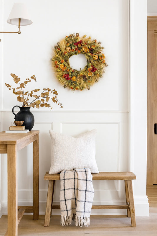 Dried Harvest Spice Wreath