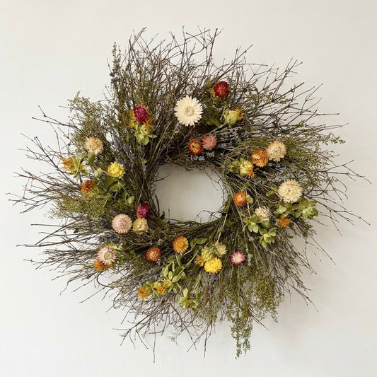 Dried Wyeth’s Woods Wreath