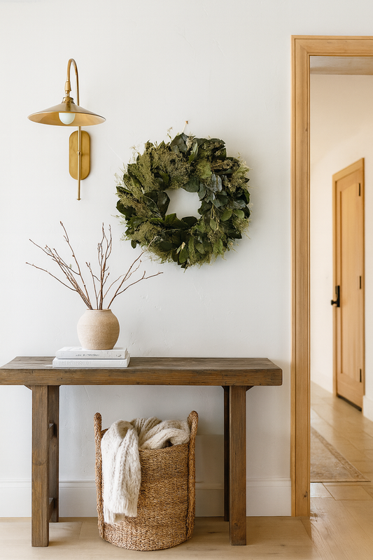 Dried and Preserved Forest Haze Wreath