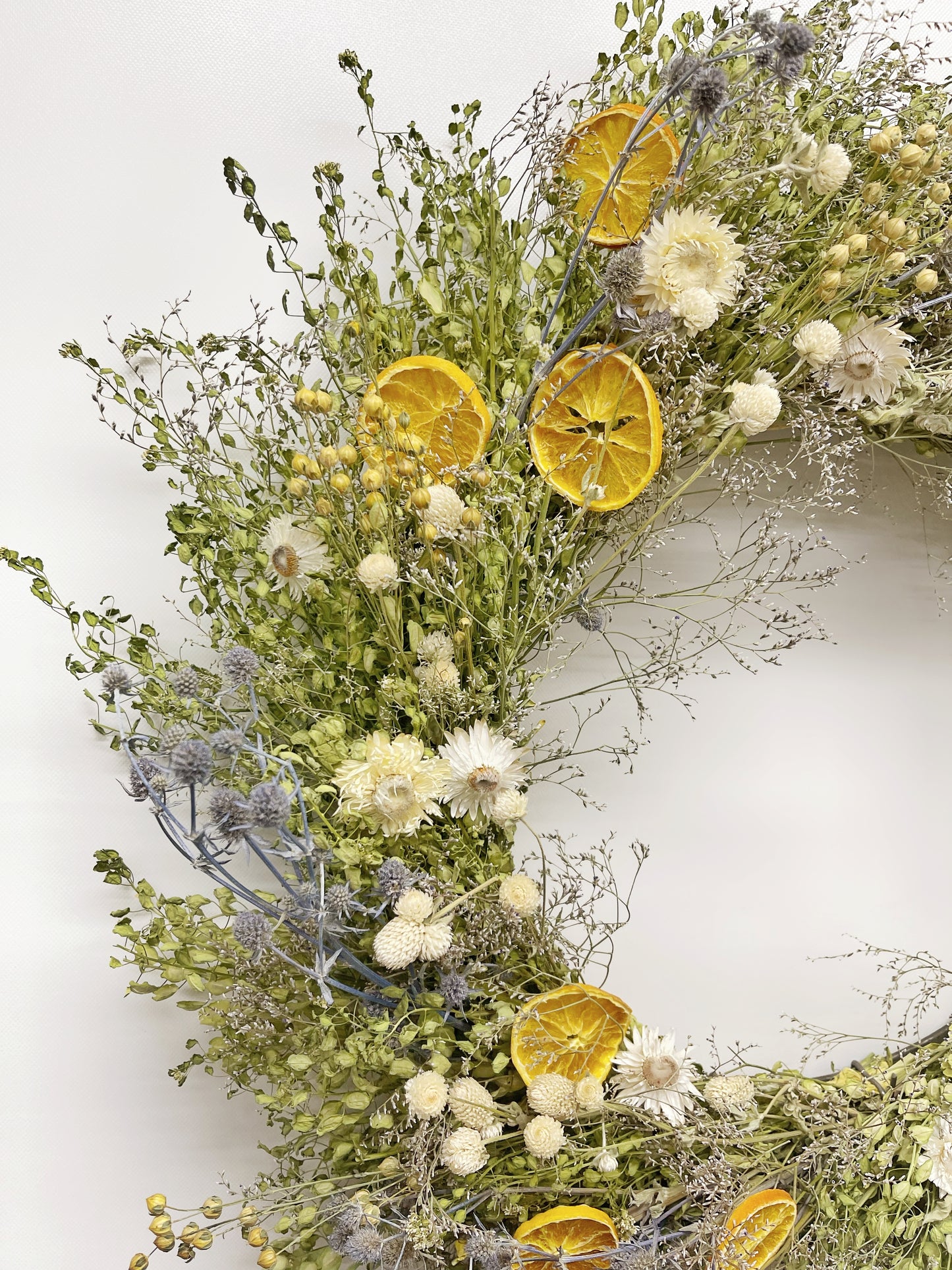 Dried Lemora Citrus Wreath