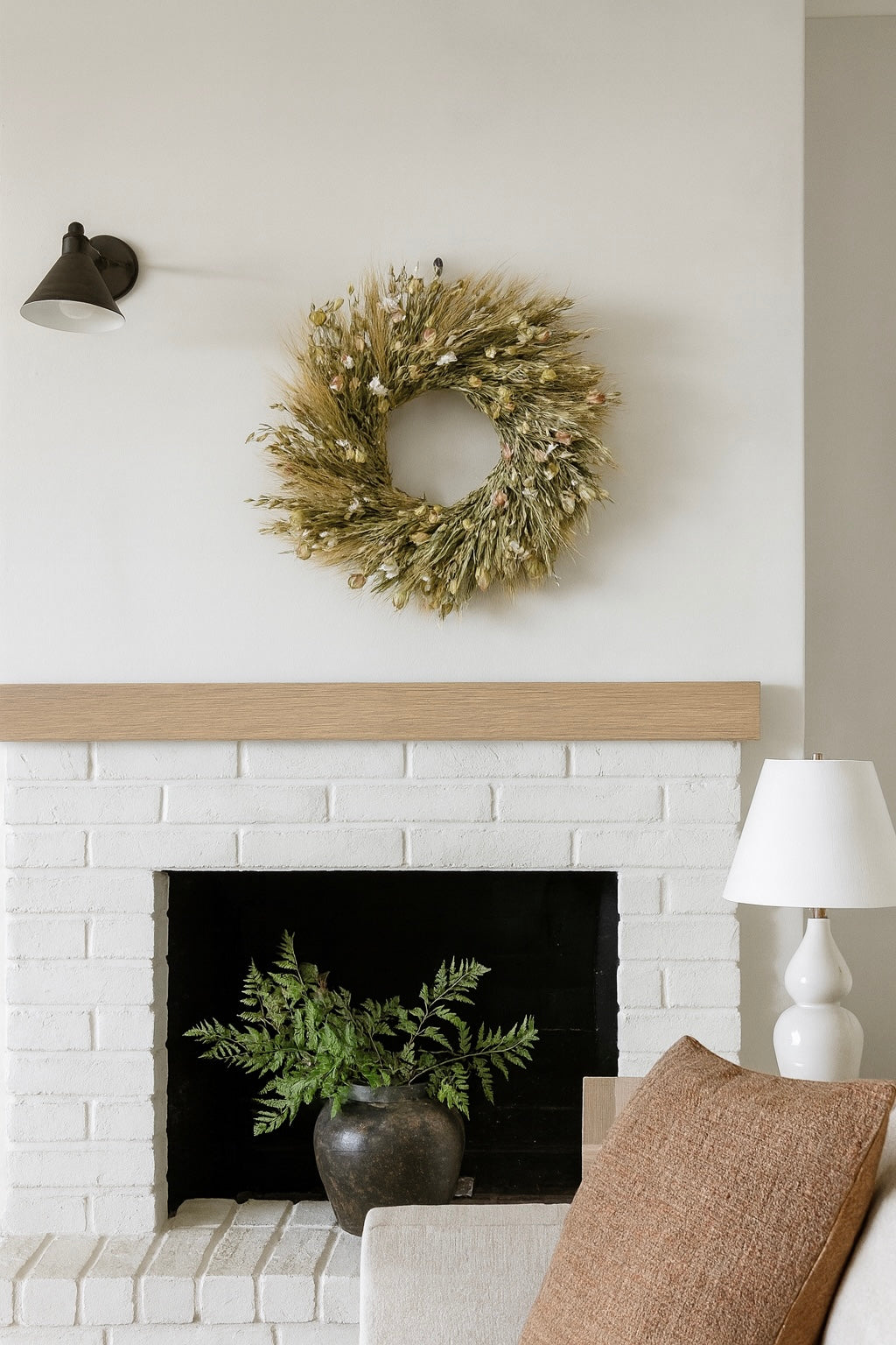 Dried Meadow Keepsake Wreath
