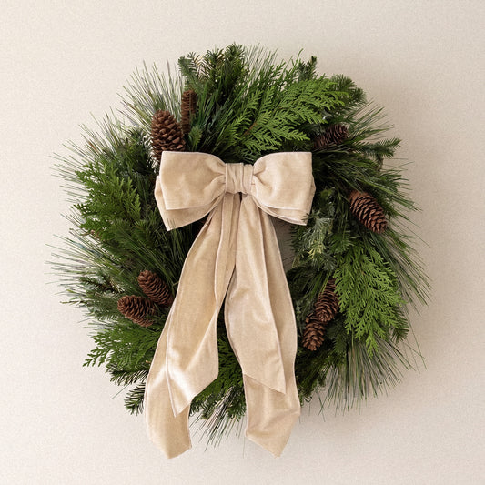 Fresh Evergreens Forest Elegance Wreath