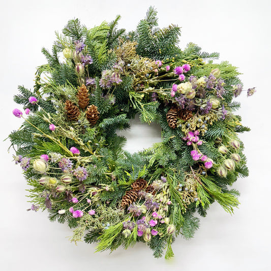 Fresh Evergreens Pine Gardens Wreath