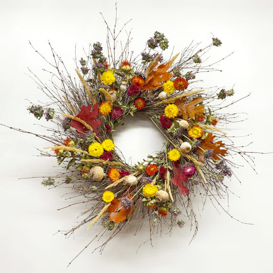Dried Crisp Breeze Wreath