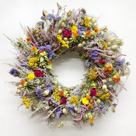 Dried Meadow Parade Wreath