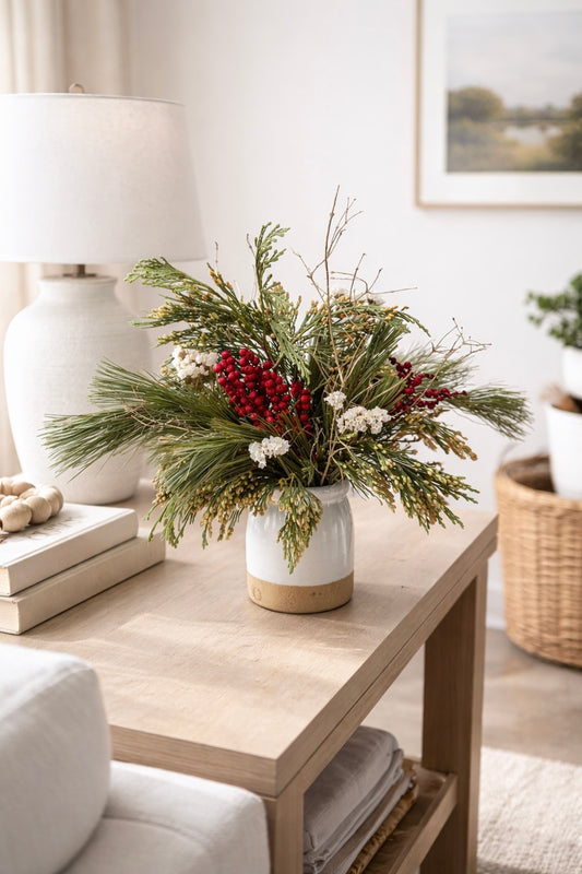 Fresh Evergreens Silent Pine Bouquet
