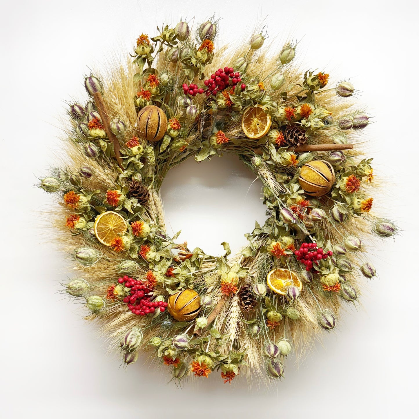 Dried Harvest Spice Wreath