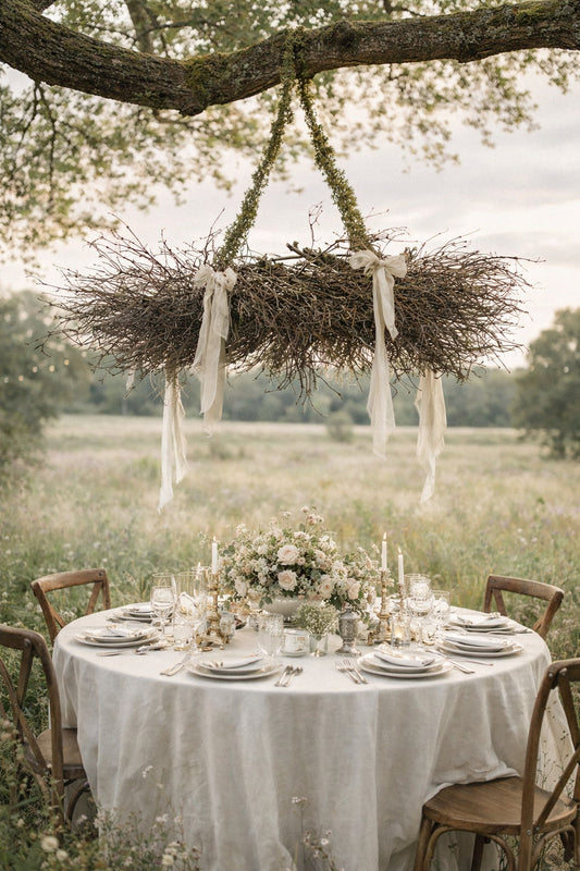Dried Quail Brush Twig Wreath