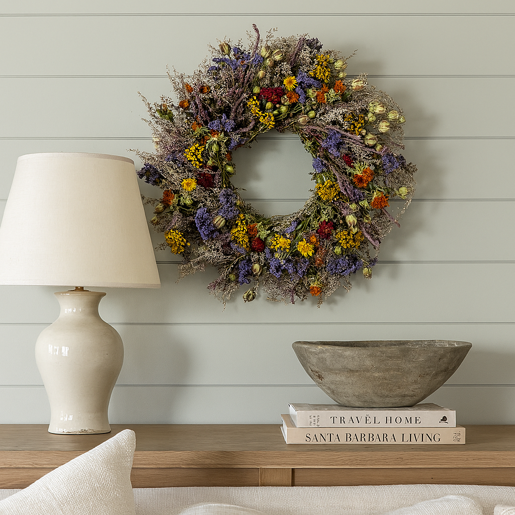Dried Meadow Parade Wreath