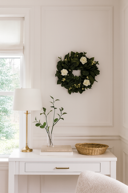 Dried and Preserved Petal and Rose Wreath