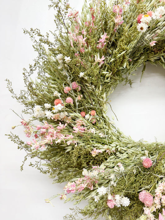 Dried Rosey Grace Wreath