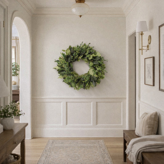 Dried and Preserved Irish Forest Wreath