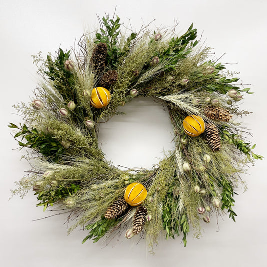 Dried Pines Orchard Wreath