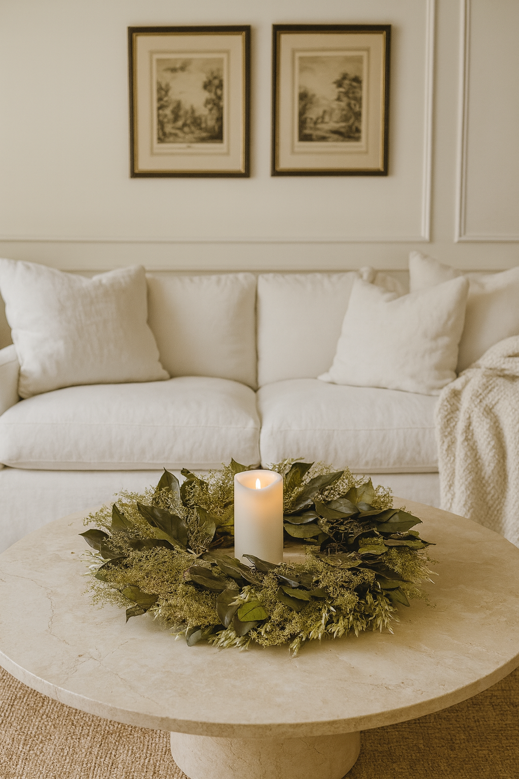 Dried and Preserved Forest Haze Wreath
