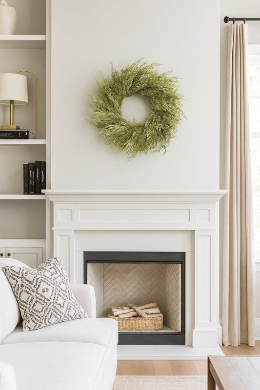 Dried Sweet Annie and Avena Wreath