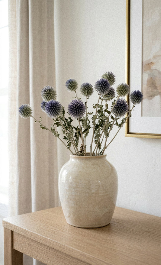 Dried Echinops Globe Thistle Bouquet