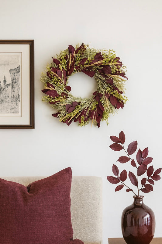 Dried and Preserved Everleigh Wreath