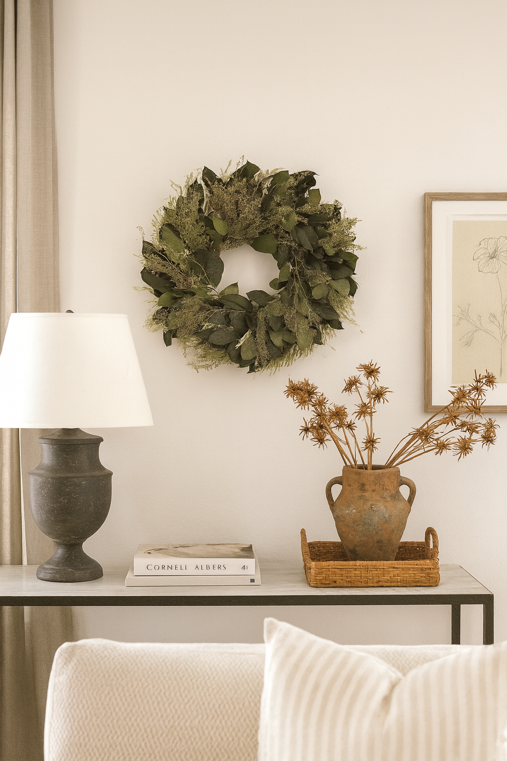 Dried and Preserved Forest Haze Wreath