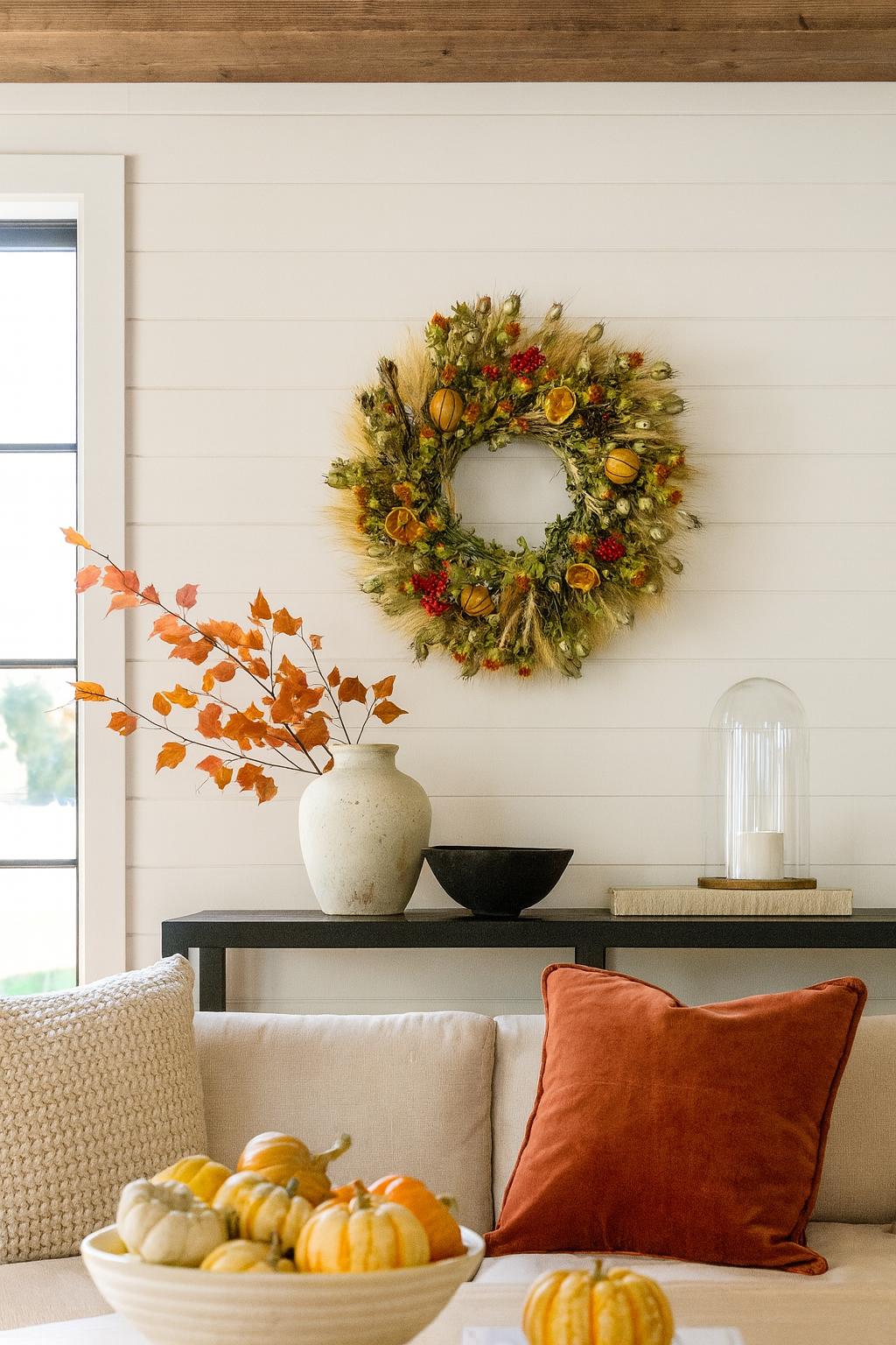 Dried Harvest Spice Wreath