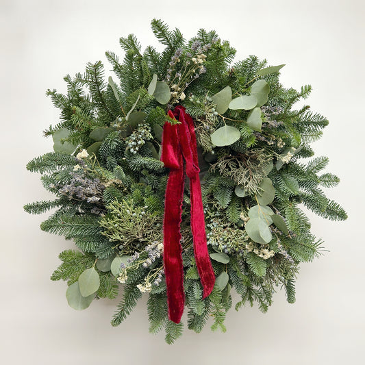Fresh Evergreens Winter’s Fragrance Wreath