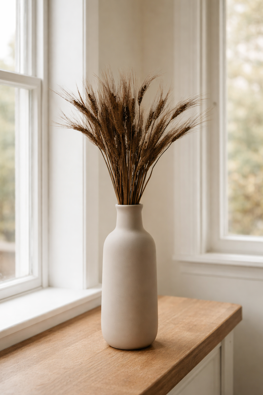 Painted Chocolate Brown Wheat Bouquet