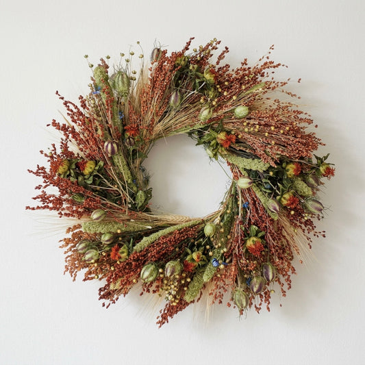 Dried Rouxelle Wreath