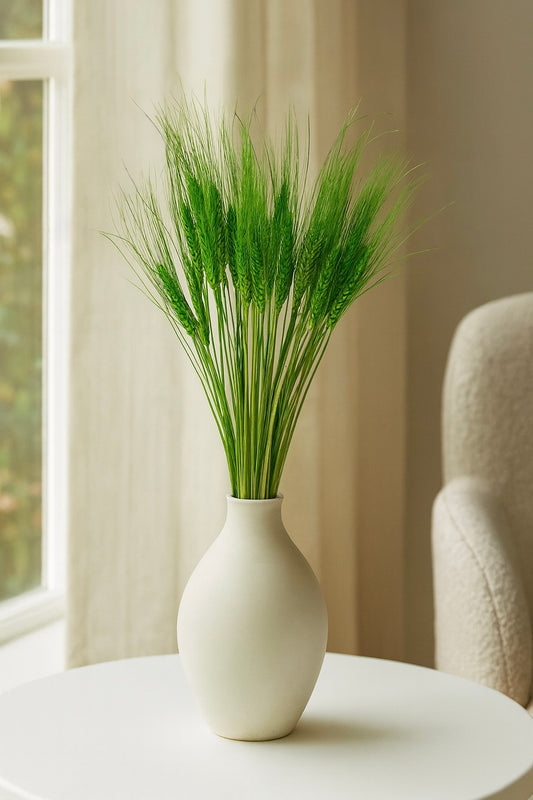 Painted Green Wheat Bouquet